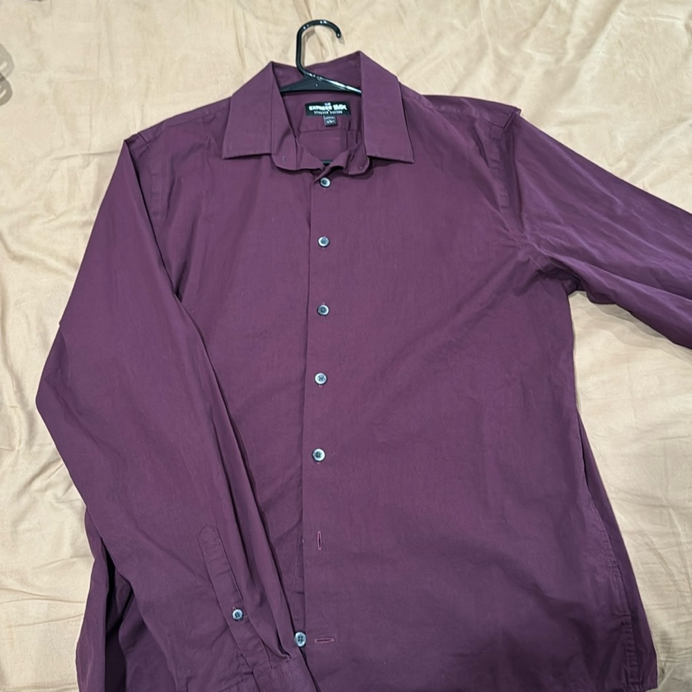 Maroon Express Large dress shirt